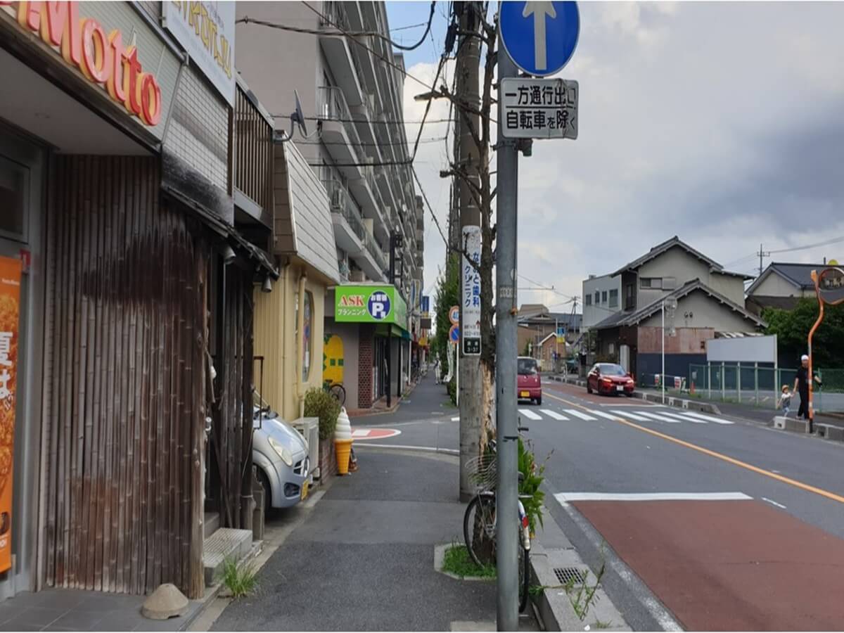 谷塚駅東口を出てから旧日光街道沿いを15分ほど歩いてちょっと横道